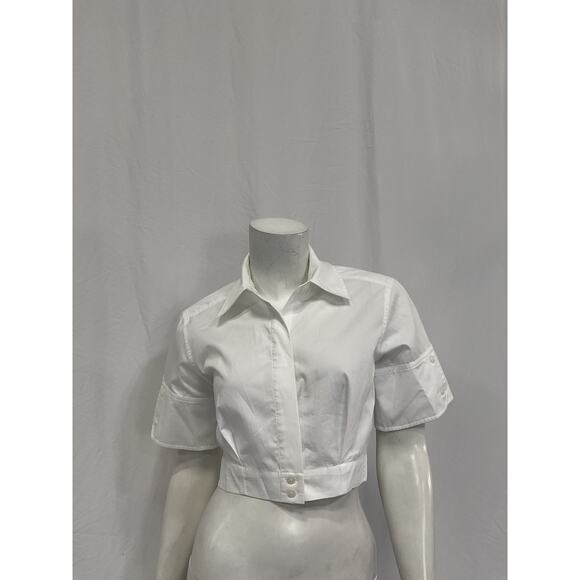 Simkhai 'Sabrina' White Cotton Top Size XS - Picture 2 of 5